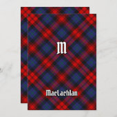 Clan MacLachlan Tartan Einladung (Vorne/Hinten)