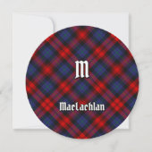 Clan MacLachlan Tartan Einladung (Vorderseite)