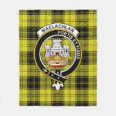 Clan MacLachlan Tartan Kariert Fleecedecke (Vorderseite)