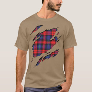 Clan MacLachlan Tartan-karierte Effekte T-Shirt