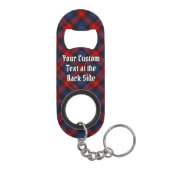Clan MacLachlan Tartan Mini Flaschenöffner (Rückseite)