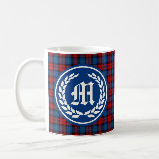 Clan MacLachlan Tartan Monogram Kaffeetasse (Links)