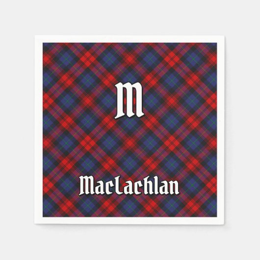 Clan MacLachlan Tartan Serviette (Vorderseite)