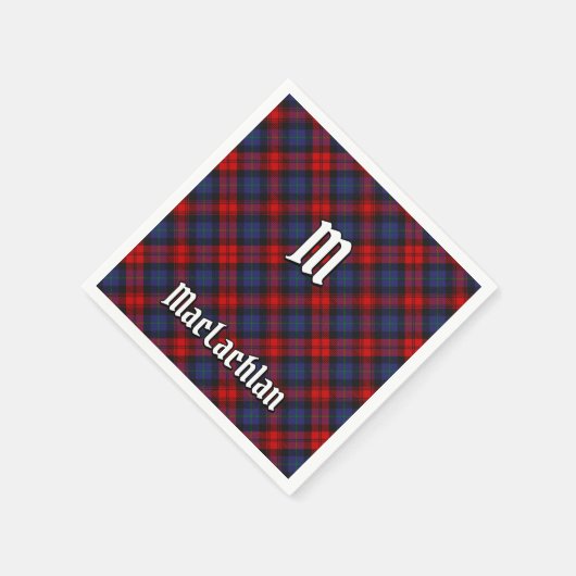 Clan MacLachlan Tartan Serviette (Ecke)