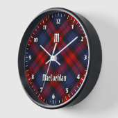 Clan MacLachlan Tartan Uhr (Winkel)