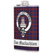 Clan Maclachlan Wappen & Tartan individuell anpass Flachmann (Links)