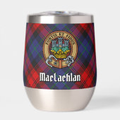 Clan MacLachlan Wappen über Tartan (Vorderseite)