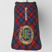 Clan MacLachlan Wappen über Tartan Golf Headcover (Rotieren 90)