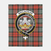 Clan MacLachlan Weathered Tartan Kariert Fleecedecke (Vorderseite)