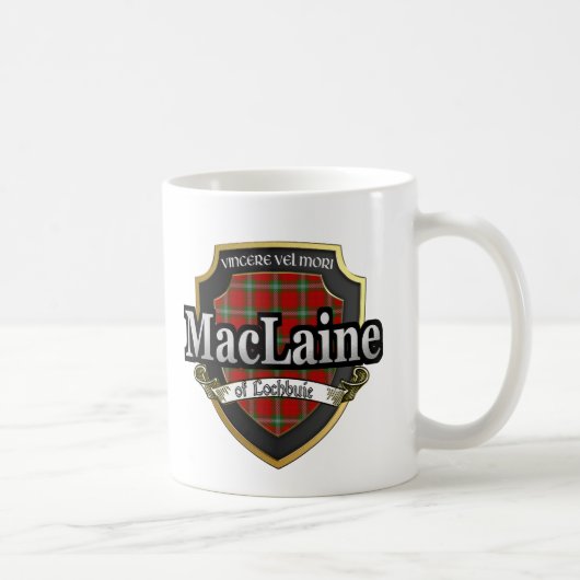 Clan MacLaine von Lochbuie Scottish Dynastie Tarta Kaffeetasse (Rechts)