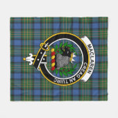 Clan MacLaren Ancient Tartan Kariert Fleecedecke (Vorderseite (Horizontal))