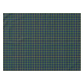 Clan MacLaren Blue und Green Scottish Tartan Tischdecke (Vorderseite (Horizontal))