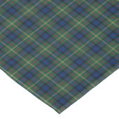 Clan MacLaren Blue und Green Scottish Tartan Tischdecke (Schrägansicht)