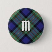 Clan MacLaren Tartan Button (Vorderseite)