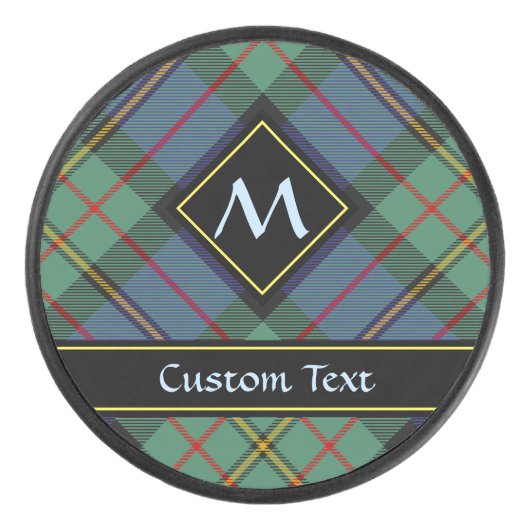 Clan MacLaren Tartan Eishockey Puck (Vorderseite)