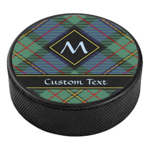 Clan MacLaren Tartan Eishockey Puck