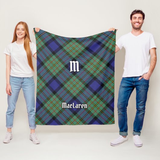 Clan MacLaren Tartan Fleece Blanket (Beispiel)