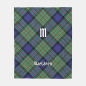 Clan MacLaren Tartan Fleece Blanket (Vorderseite)