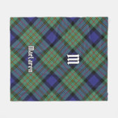 Clan MacLaren Tartan Fleece Blanket (Vorderseite (Horizontal))