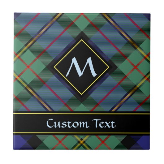 Clan MacLaren Tartan Fliese (Vorderseite)