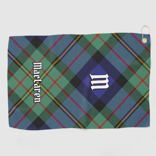 Clan MacLaren Tartan Golfhandtuch (Horizontal)