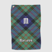 Clan MacLaren Tartan Golfhandtuch (Vorderseite)