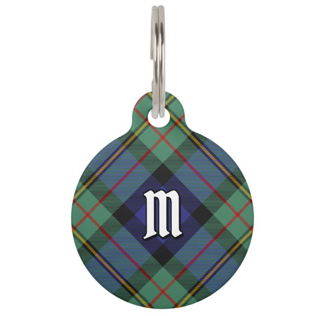 Clan MacLaren Tartan Haustiermarke (Vorderseite)