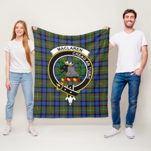Clan MacLaren Tartan Kariert Fleecedecke