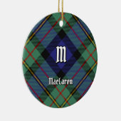 Clan MacLaren Tartan Keramik Ornament (Rechts)
