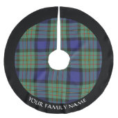 Clan MacLaren Tartan Polyester Weihnachtsbaumdecke (Vorderseite)