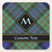 Clan MacLaren Tartan Rechteckiger Pappuntersetzer (Vorderseite)