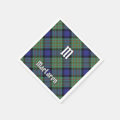 Clan MacLaren Tartan Serviette (Ecke)