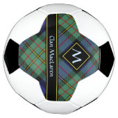 Clan MacLaren Tartan Soccer Ball (Gedreht)