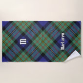 Clan MacLaren Tartan Strandtuch (Vorderseite)