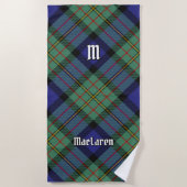 Clan MacLaren Tartan Strandtuch (Vorderseite)