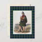 Clan MacLaren Vintag Illustration Tartan Frame Postkarte (Vorne/Hinten)
