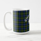 Clan MacLaren Wappen Abzeichen & Tartan Anpassbar Kaffeetasse (Links)