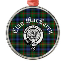 Clan MacLaren Wappen Abzeichen & Tartan Anpassbar