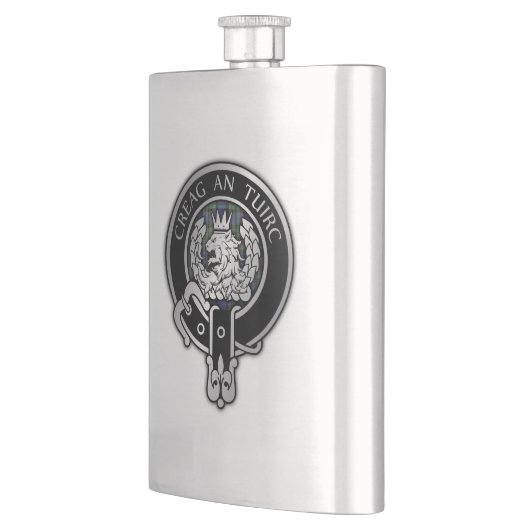 Clan MacLaren Wappen Flask Flachmann (Links)