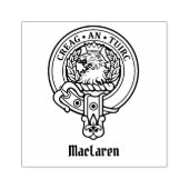 Clan MacLaren Wappen Gummistempel (Prägung)