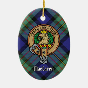 Clan MacLaren Wappen Keramik Ornament
