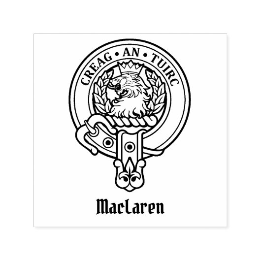 Clan MacLaren Wappen Permastempel (Design)