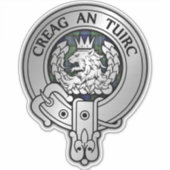 Clan MacLaren Wappen & Tartan Aufkleber (Vorderseite)