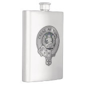 Clan MacLaren Wappen & Tartan Flachmann (Rechts)