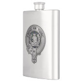 Clan MacLaren Wappen & Tartan Flachmann (Links)