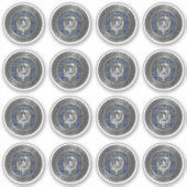 Clan MacLaren Wappen & Tartan Knot Aufkleber (Vorderseite)