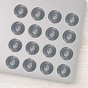 Clan MacLaren Wappen & Tartan Knot Aufkleber