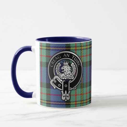 Clan MacLaren Wappen & Tartan Tasse (Links)