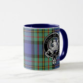 Clan MacLaren Wappen & Tartan Tasse (VorderseiteRechts)