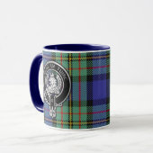 Clan MacLaren Wappen & Tartan Tasse (Vorderseite Links)